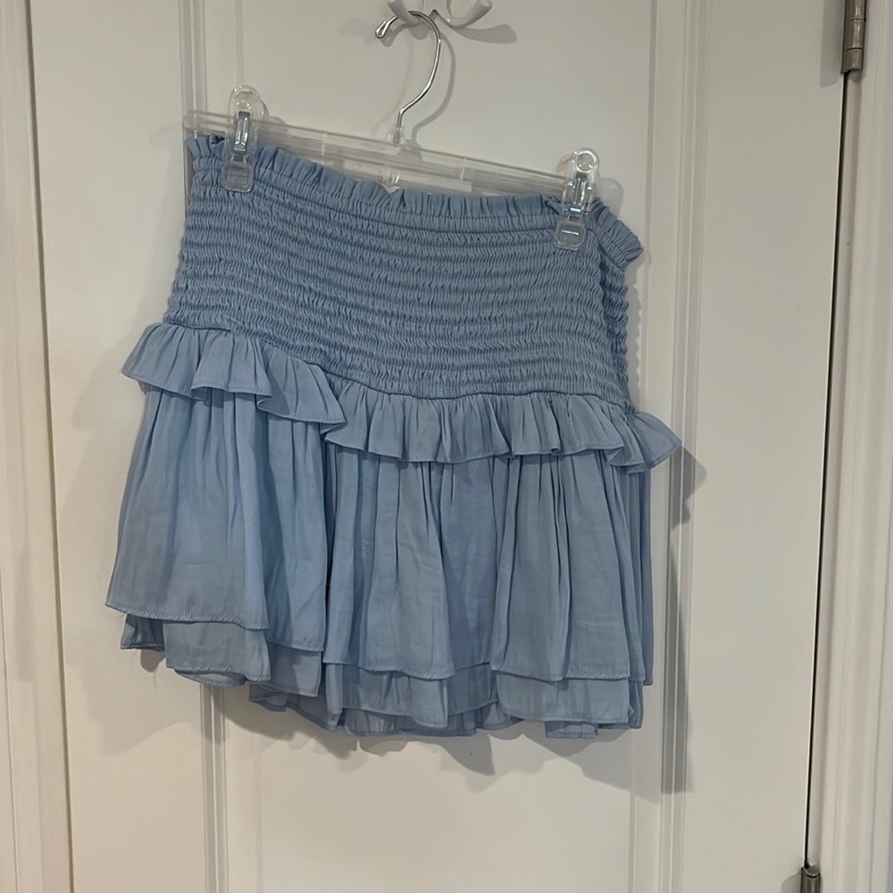 Mustard seed ruched skirt